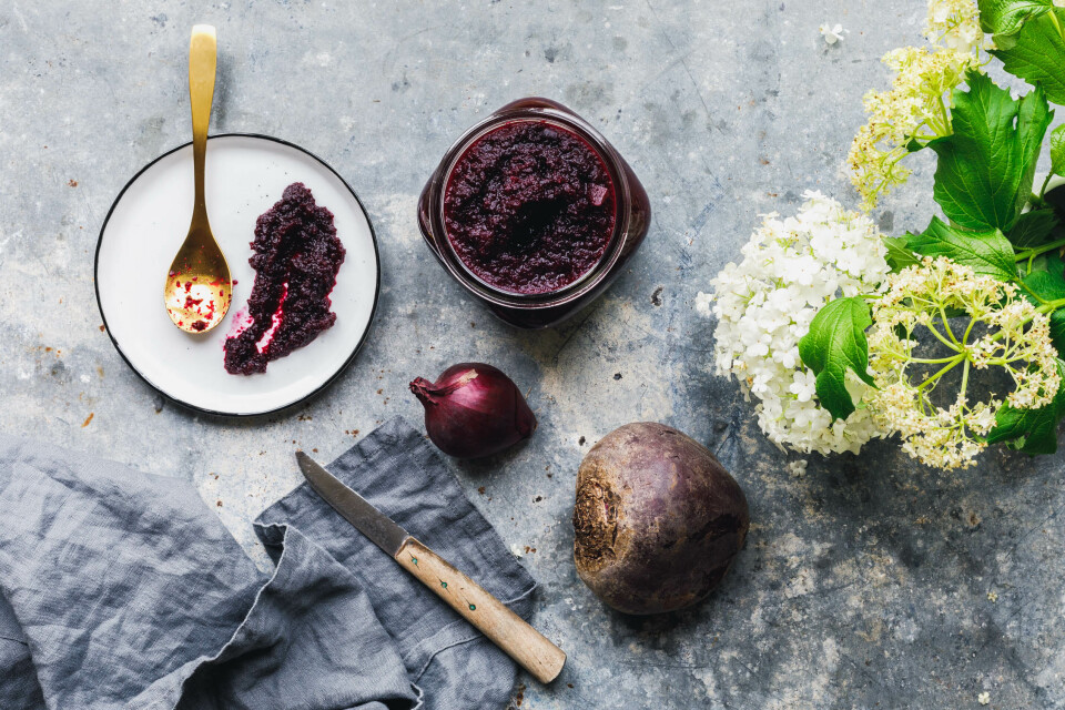 Rote Bete Ketchup - Vegan grillen kann jeder