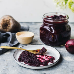 Rote Bete Ketchup - Vegan grillen kann jeder
