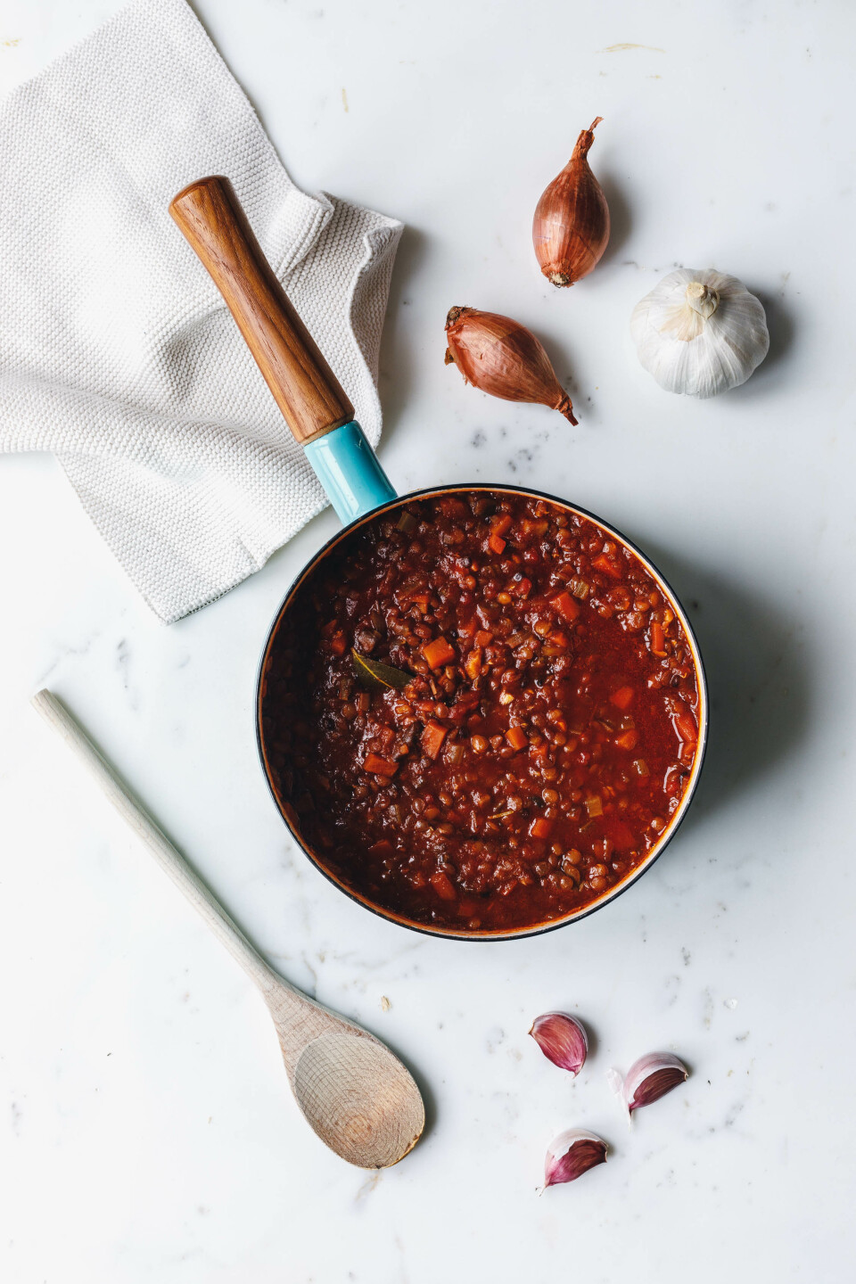 Perfekte vegane Linsenbolognese