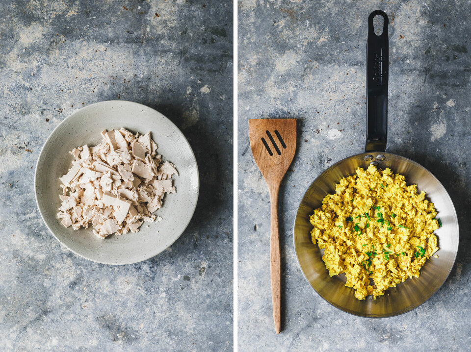 Veganes Rührei mit Tofu und Kala Namak