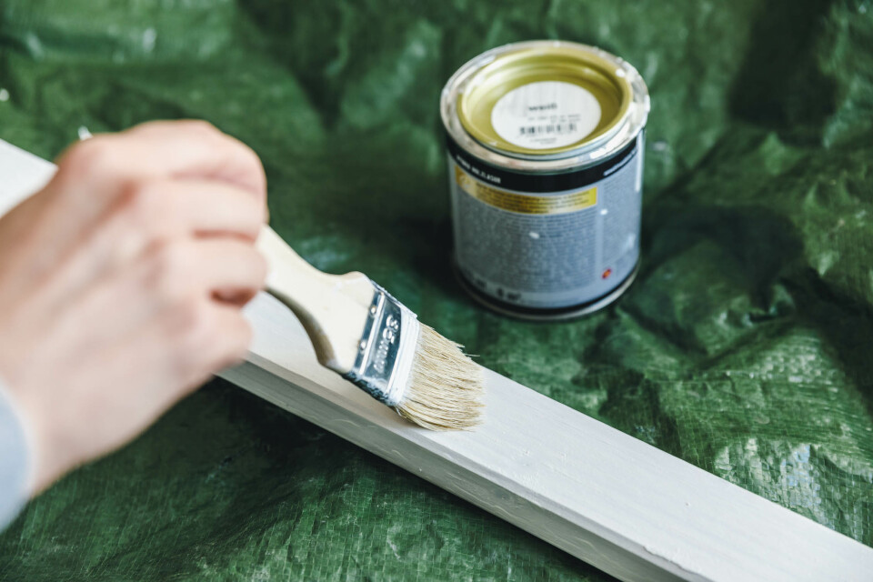 Pflanzleiter lackieren • Wie wir uns eine Pflanzleiter bauen