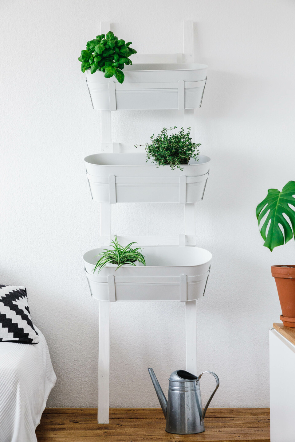 Fertige Pflanzleiter • Wie wir uns eine Pflanzleiter bauen