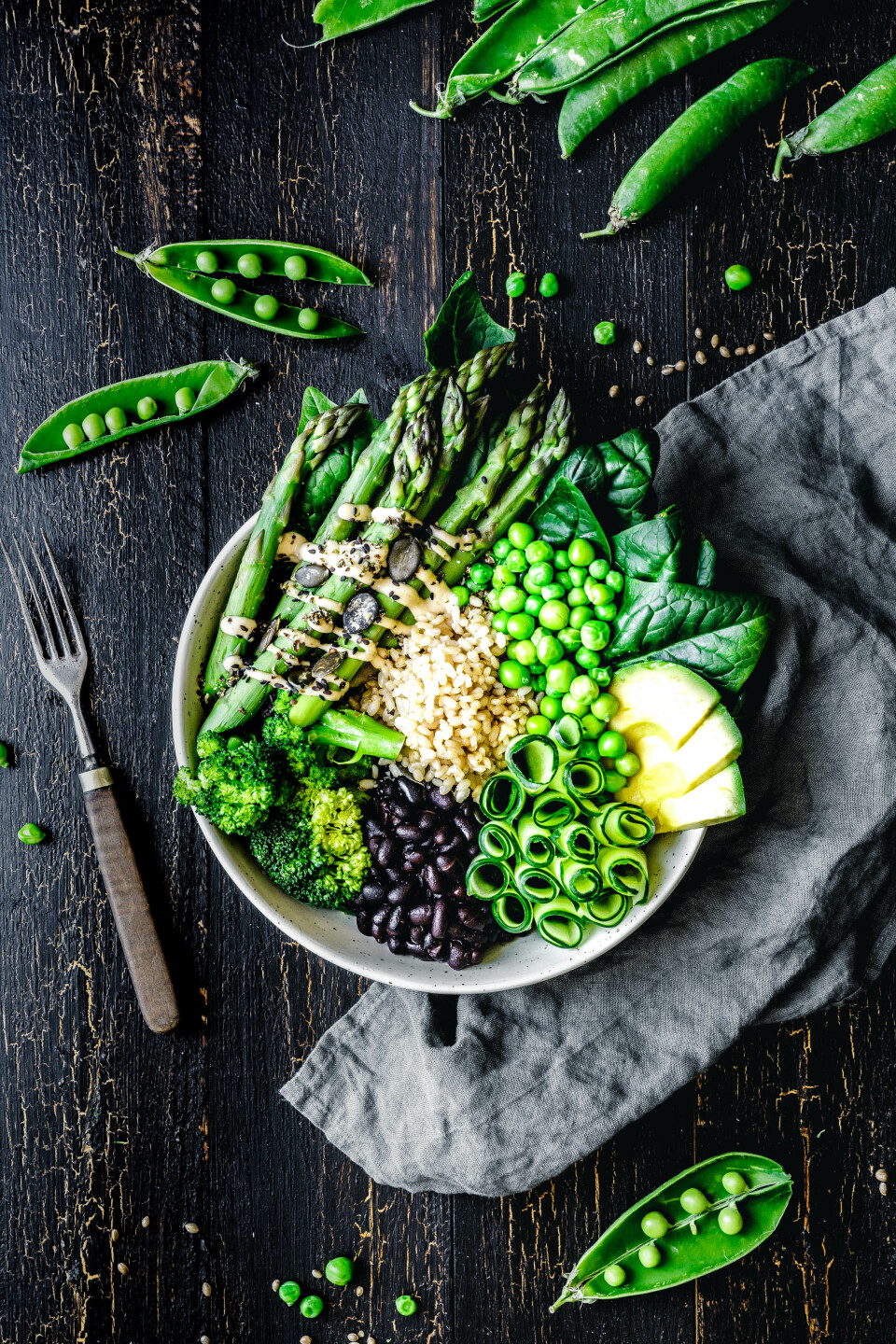 Super-grüne Good Life Frühlingsbowl