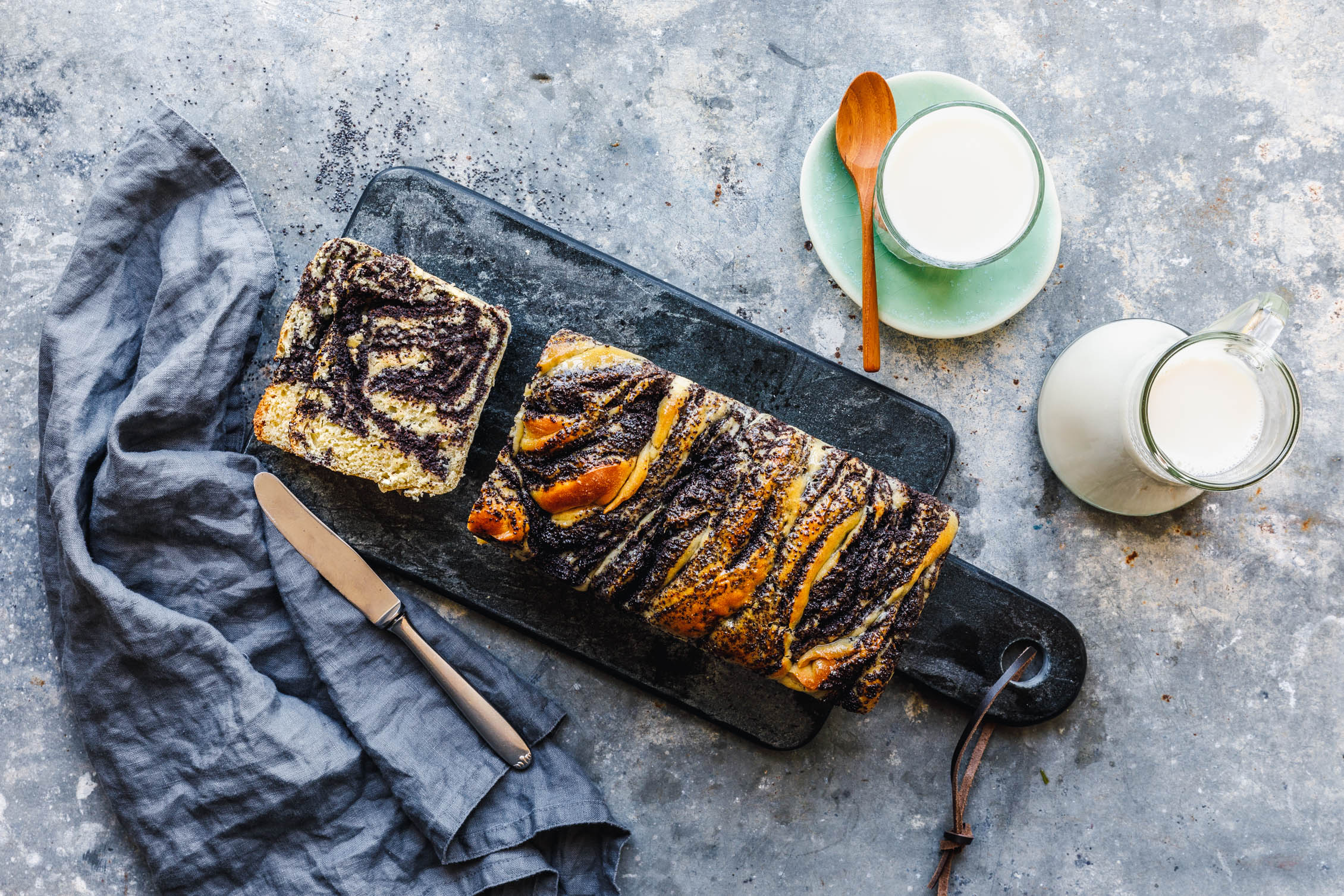 Veganer Mohn-Babka mit Edeka