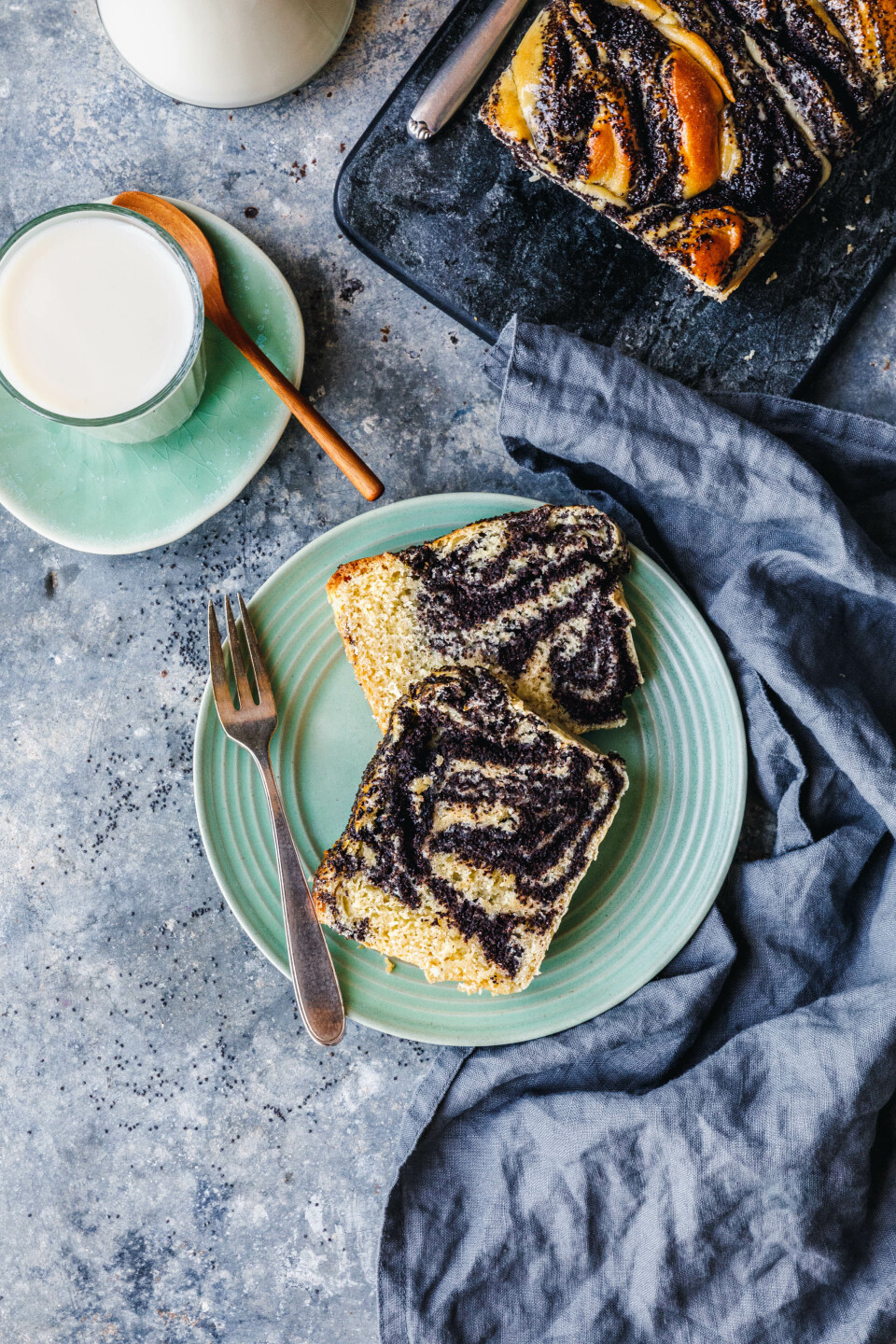 Veganer Mohn-Babka mit Edeka