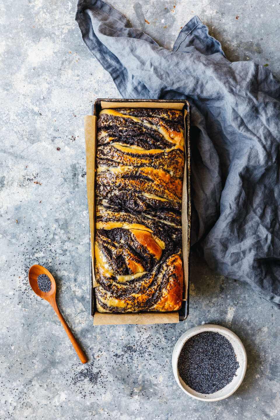Veganer Mohn-Babka mit Edeka