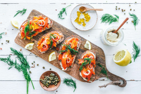 Stullen mit Karottenlachs {Smørgåsbord vegan}