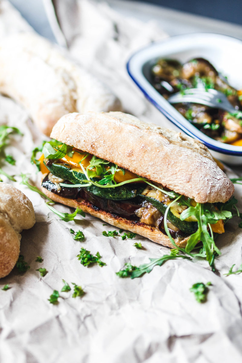 Vegan Grilled Veggie Sub aus Vegan grillen kann jeder von Nadine Horn & Jörg Mayer