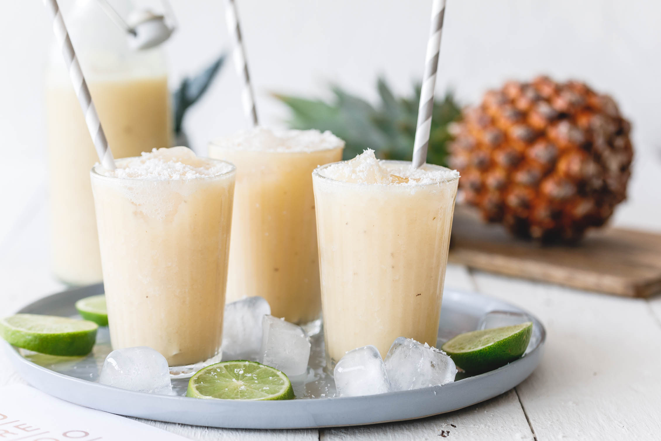 Geeister Ananas-Kokos-Mocktail