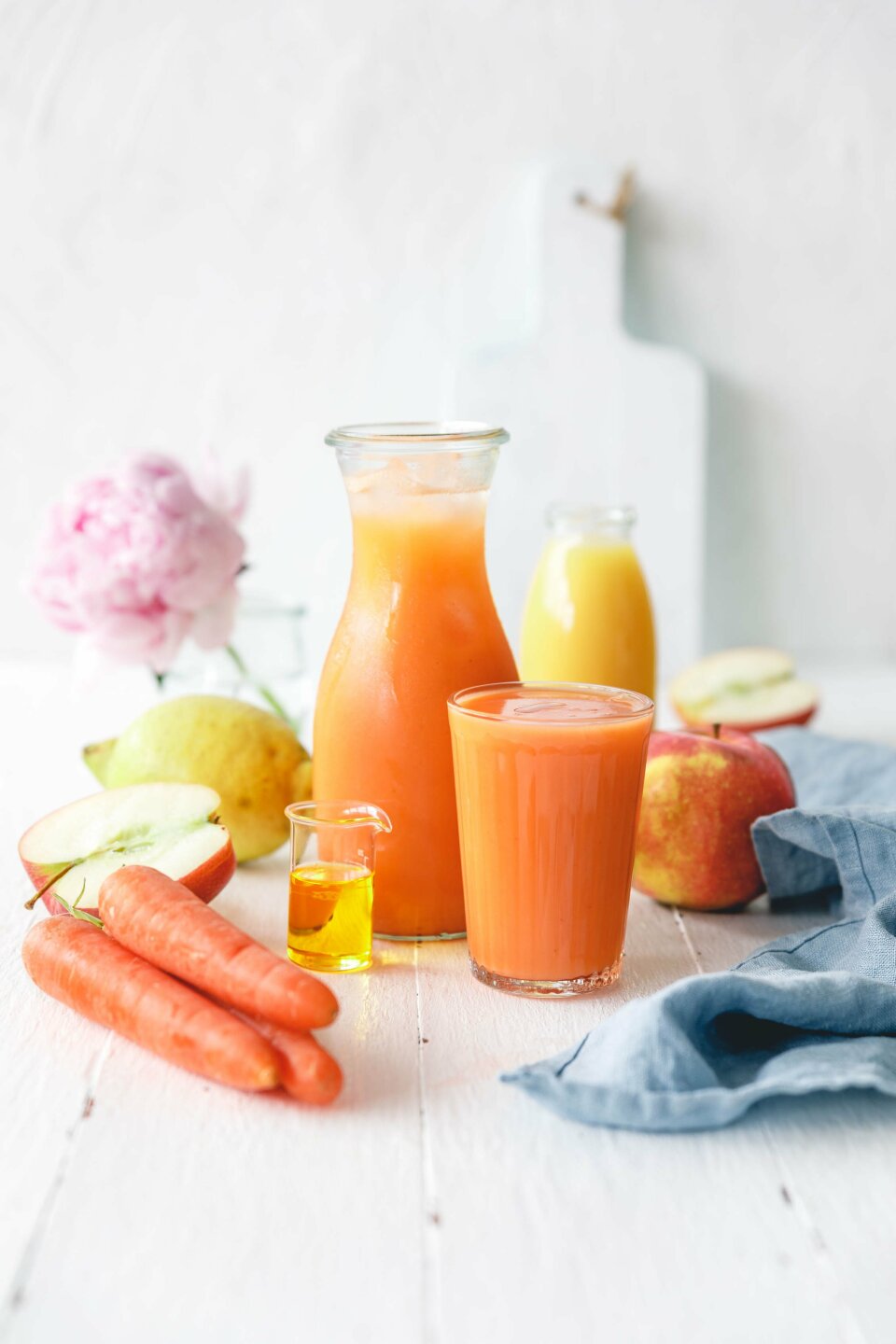 Leckerer Frühstückssmoothie mit Apfel & Karotte – 5 a day!