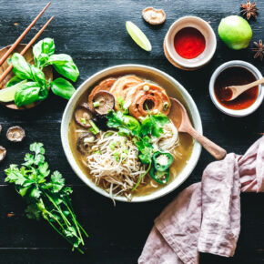 Schnelle vegane Pho