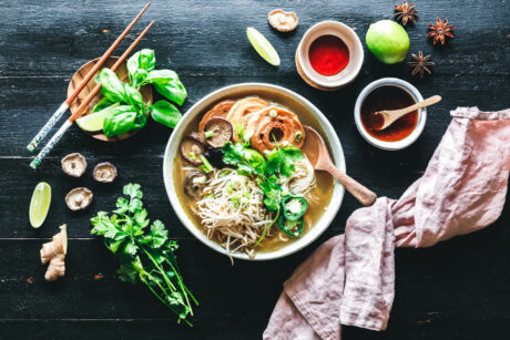 Schnelle vegane Pho