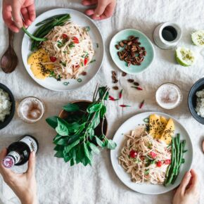 Kohlrabisalat auf thailändische Art / Kohlrabi Som Tam