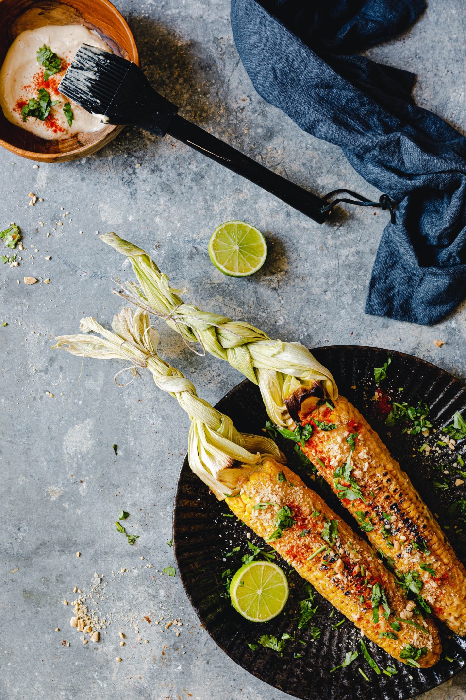 Gegrillte Maiskolben wie auf Mexikos Straßen