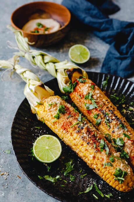 Gegrillte Maiskolben wie auf Mexikos Straßen