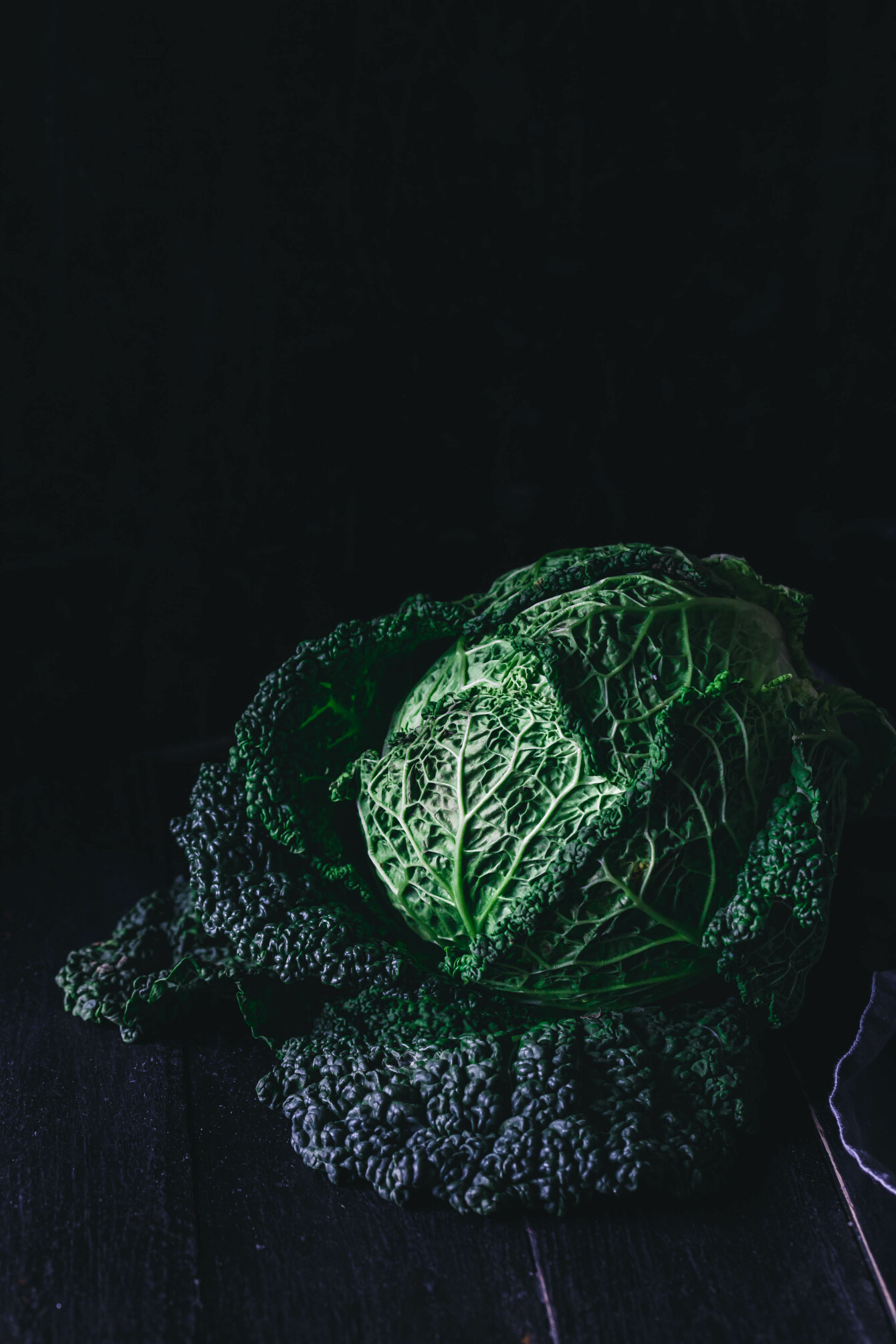 Tagliatelle mit Wirsing & Hummussauce