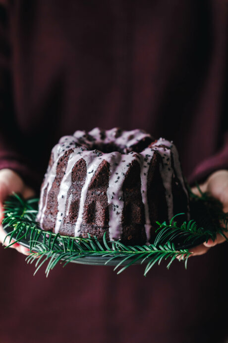 Veganer Rotweinkuchen mit Lebkuchengewürz