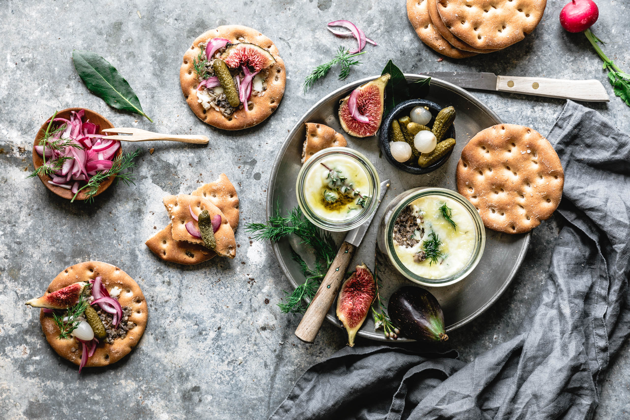 Vegane Pilzterrine mit Thymian