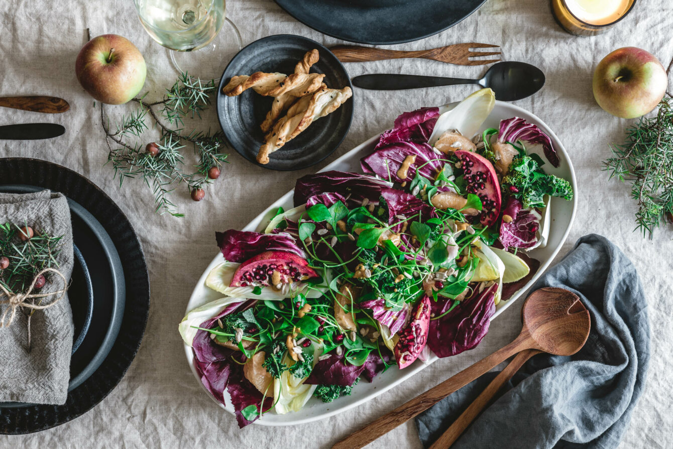 Wintersalat mit Portulak & Grapefruit