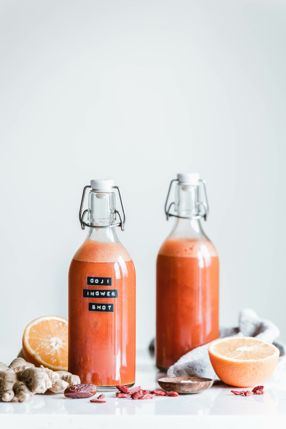 Goji-Ingwer-Shot – der perfekte After Workout Drink