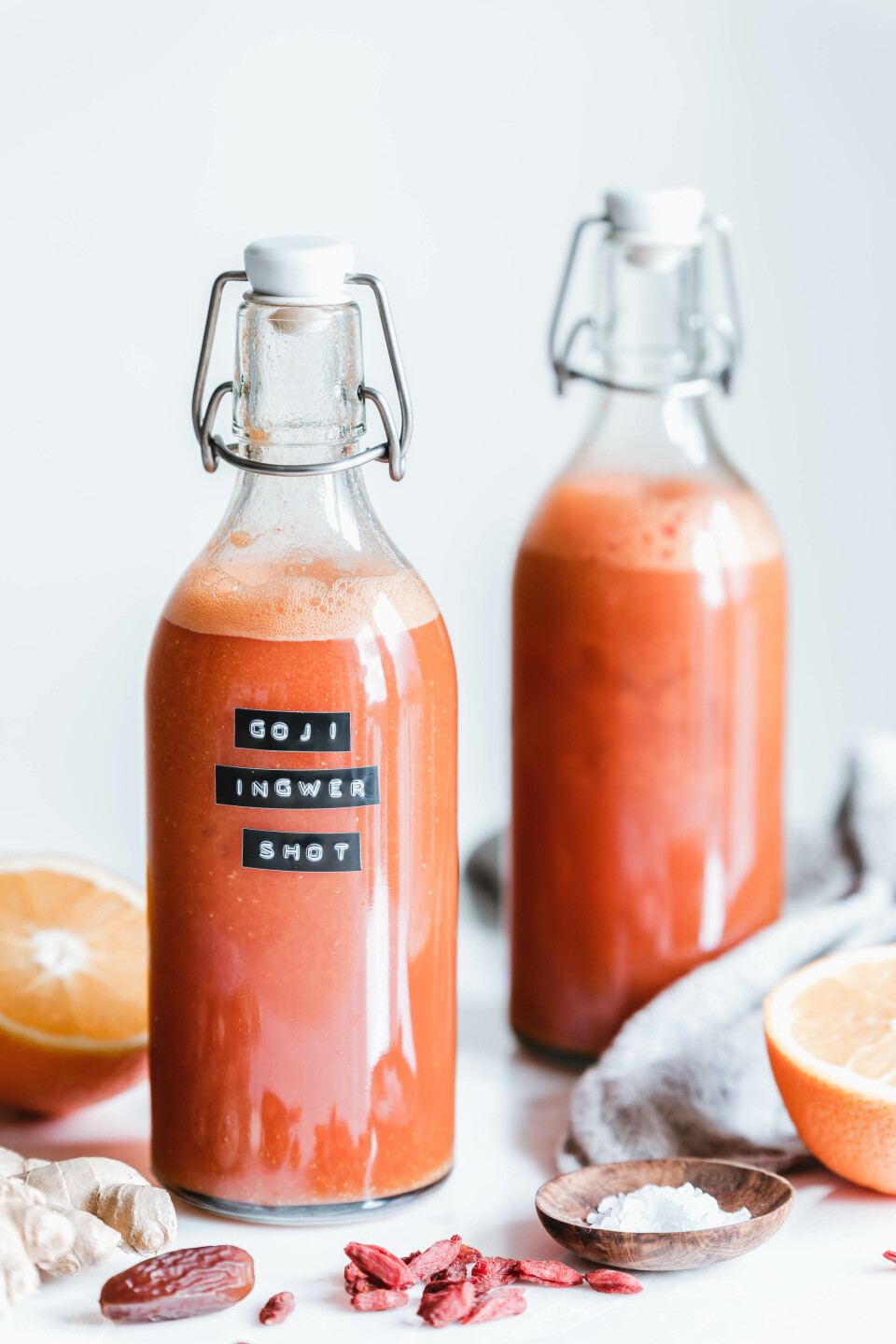 Goji-Ingwer-Shot – der perfekte After Workout Drink