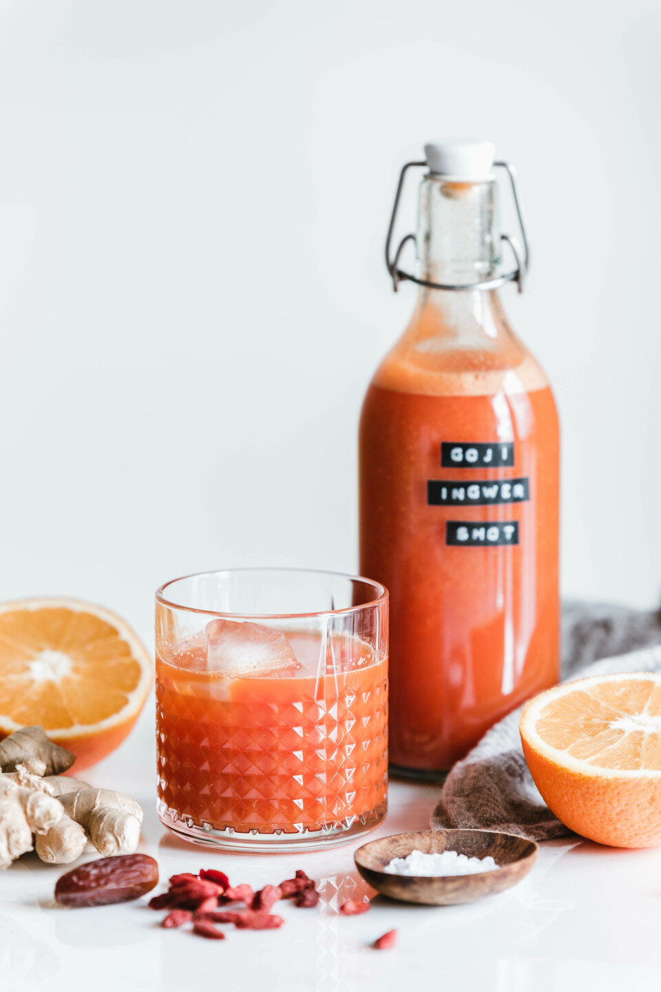 Goji-Ingwer-Shot – der perfekte After Workout Drink