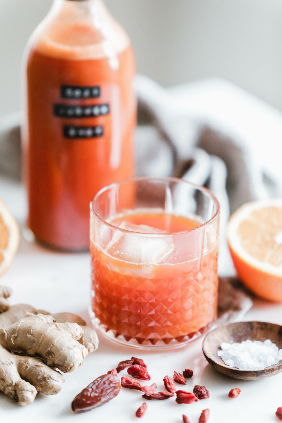 Goji-Ingwer-Shot – der perfekte After Workout Drink