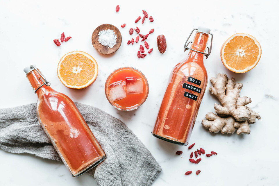 Goji-Ingwer-Shot – der perfekte After Workout Drink