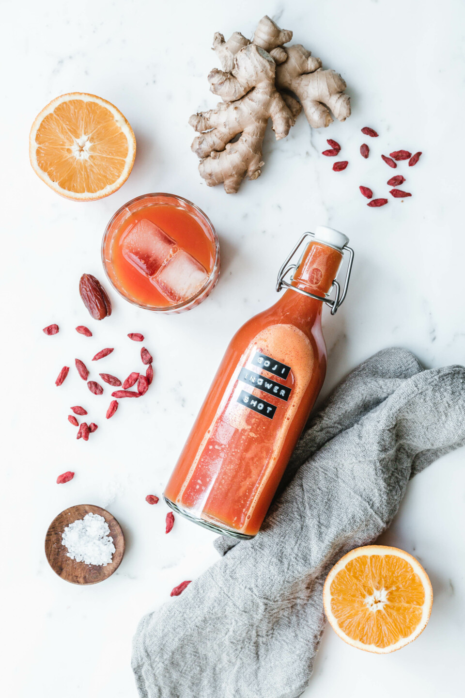 Goji-Ingwer-Shot – der perfekte After Workout Drink