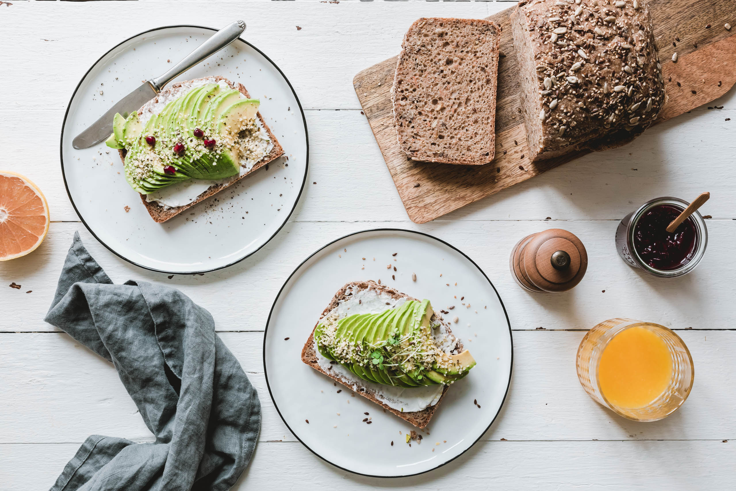 Saftiges Karottenbrot mit Saaten