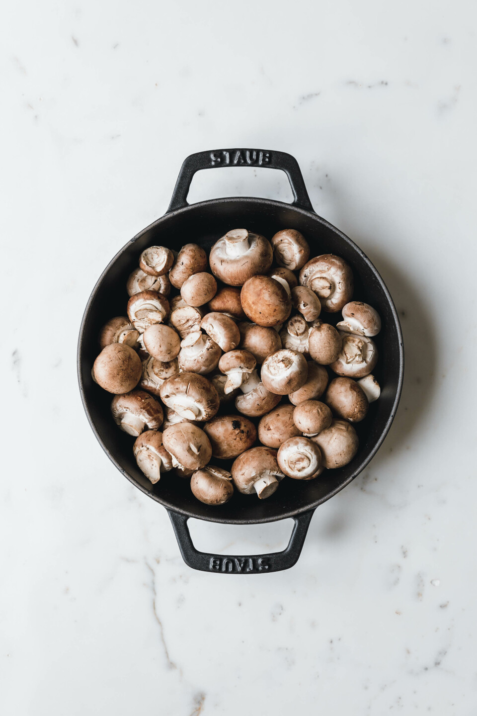 Cremige, vegane Rahmchampignons