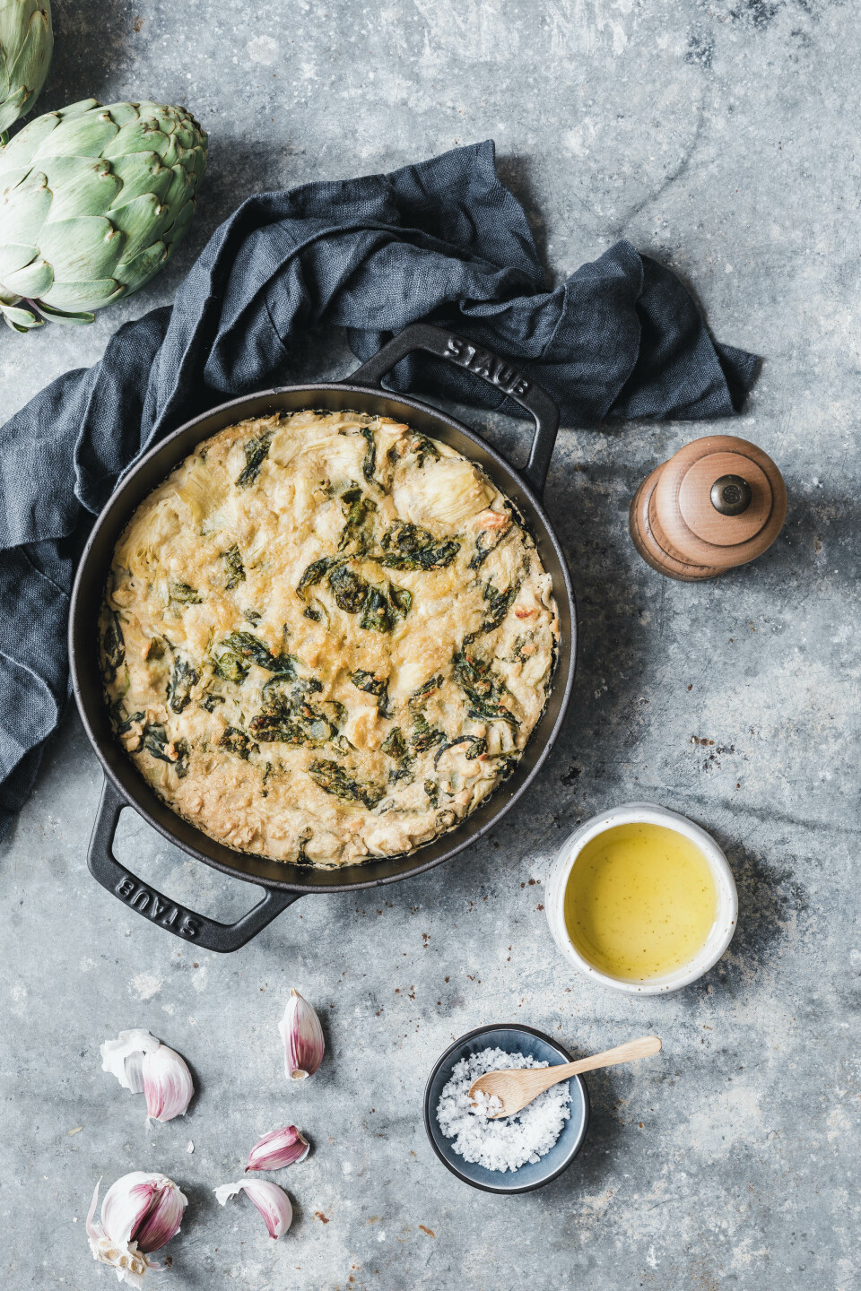 Cremiger Spinat-Artischocken-Dip