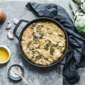 Cremiger Spinat-Artischocken-Dip