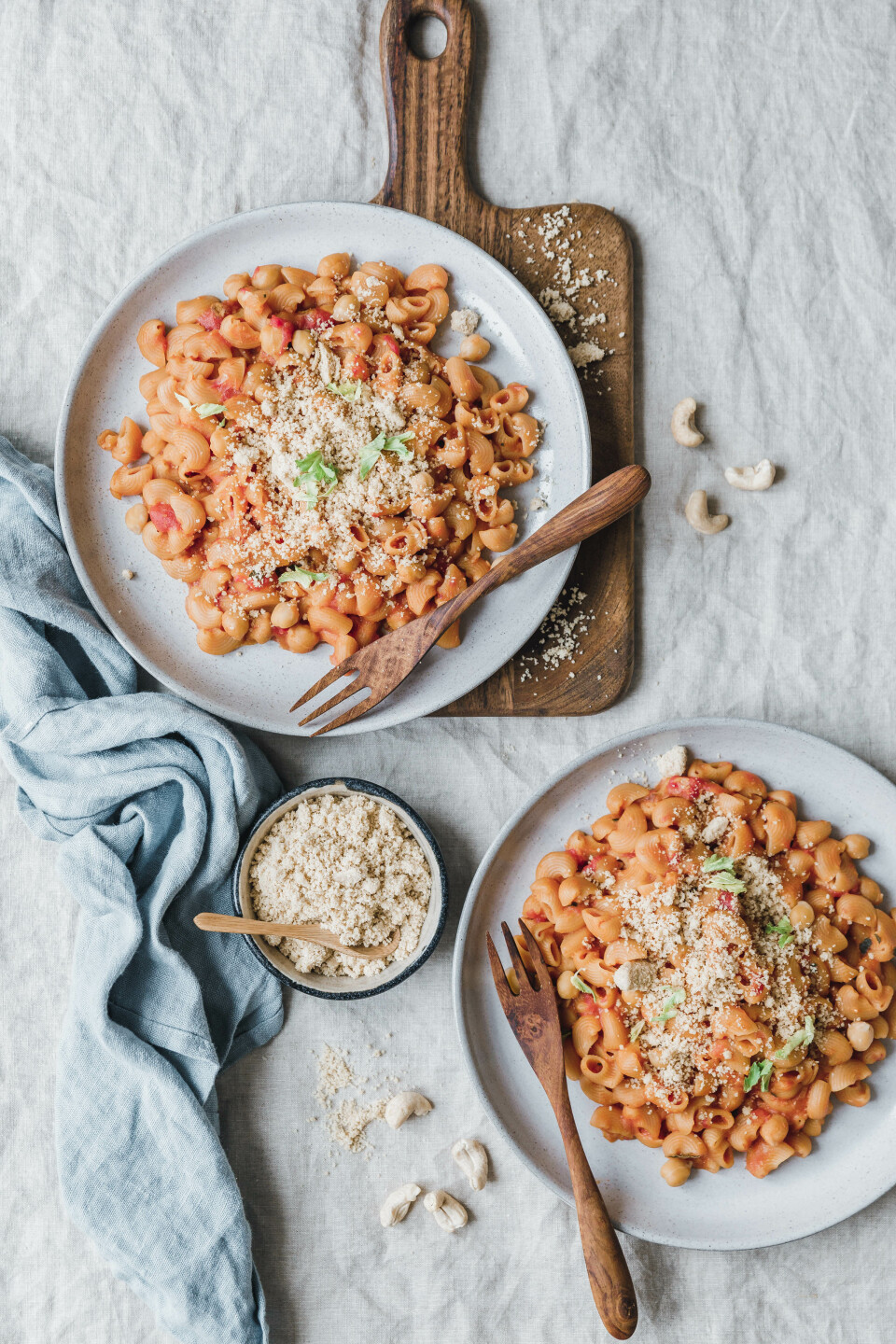 Pasta e Ceci – Pipe Rigate mit Kichererbsen