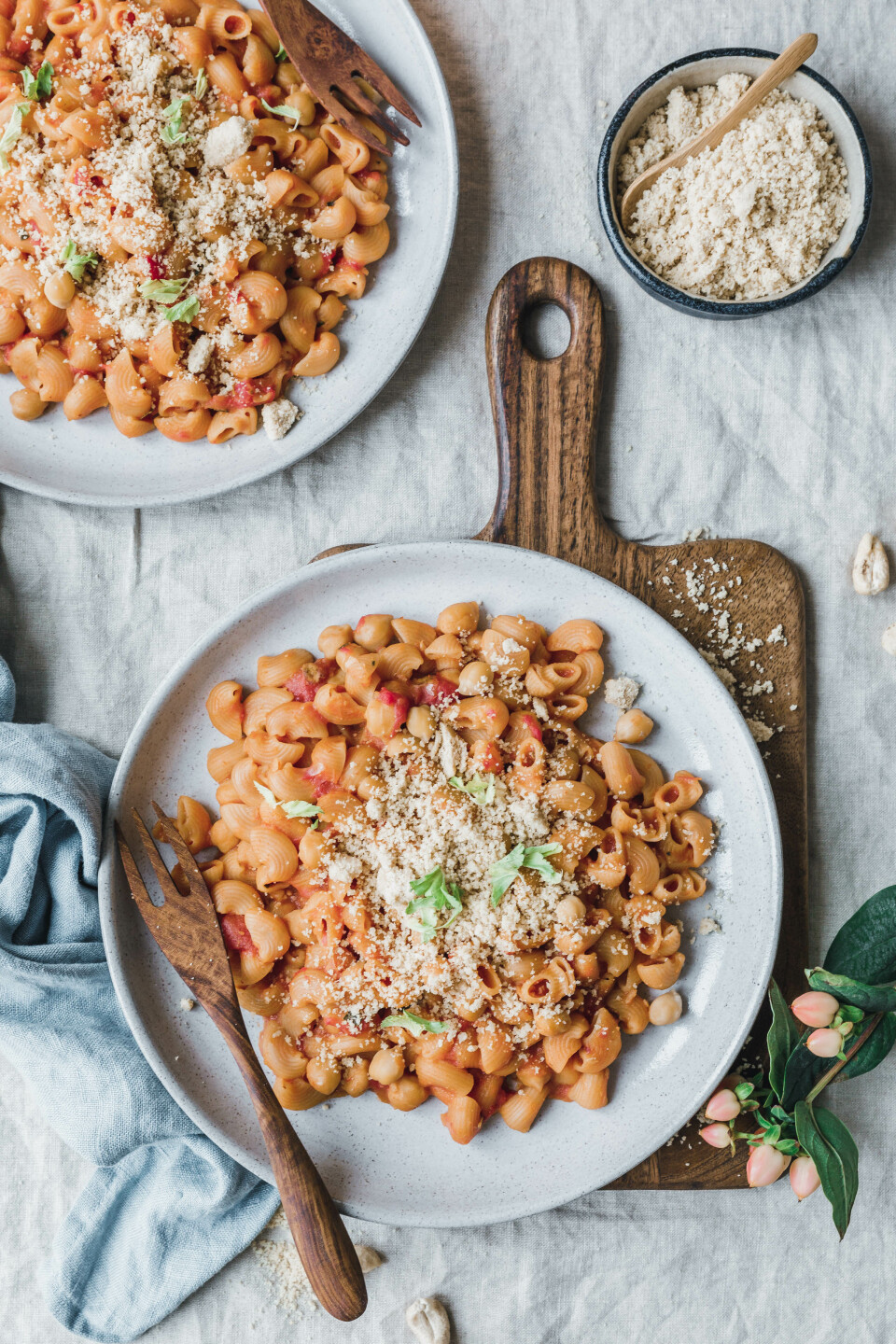 Pasta e Ceci – Pipe Rigate mit Kichererbsen