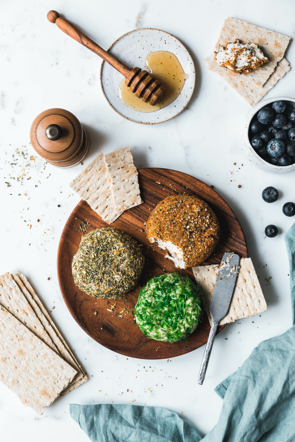 Fermentierter veganer Käse aus Cashewkernen