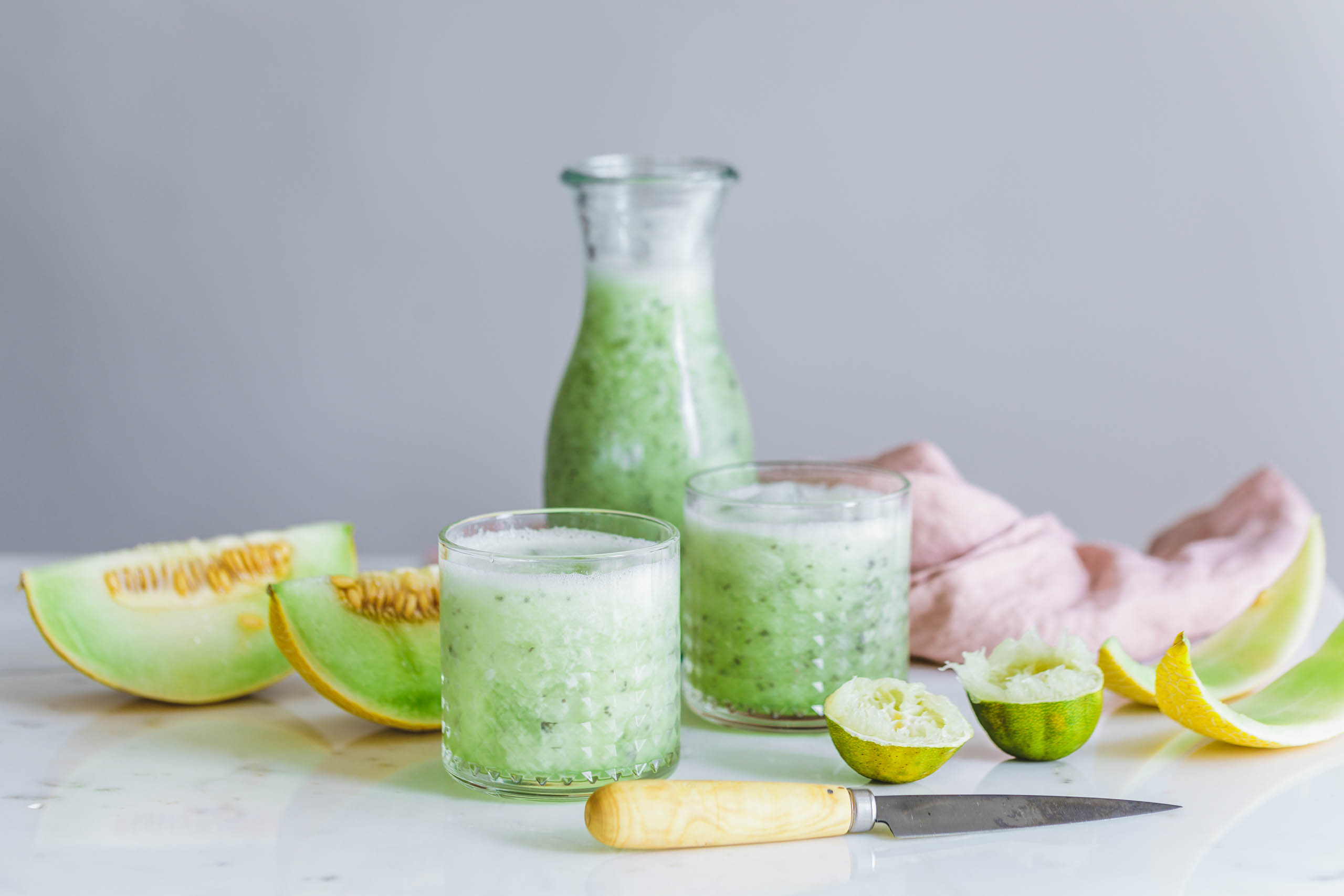 Agua Fresca mit Galiamelone & Chia