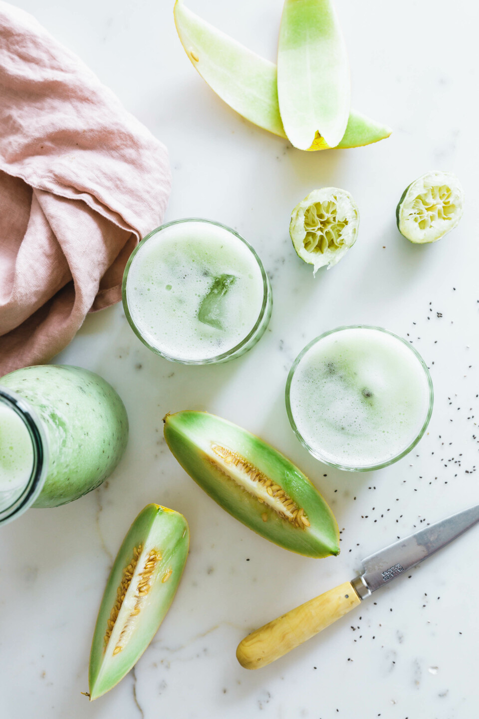 Agua Fresca mit Galiamelone & Chia