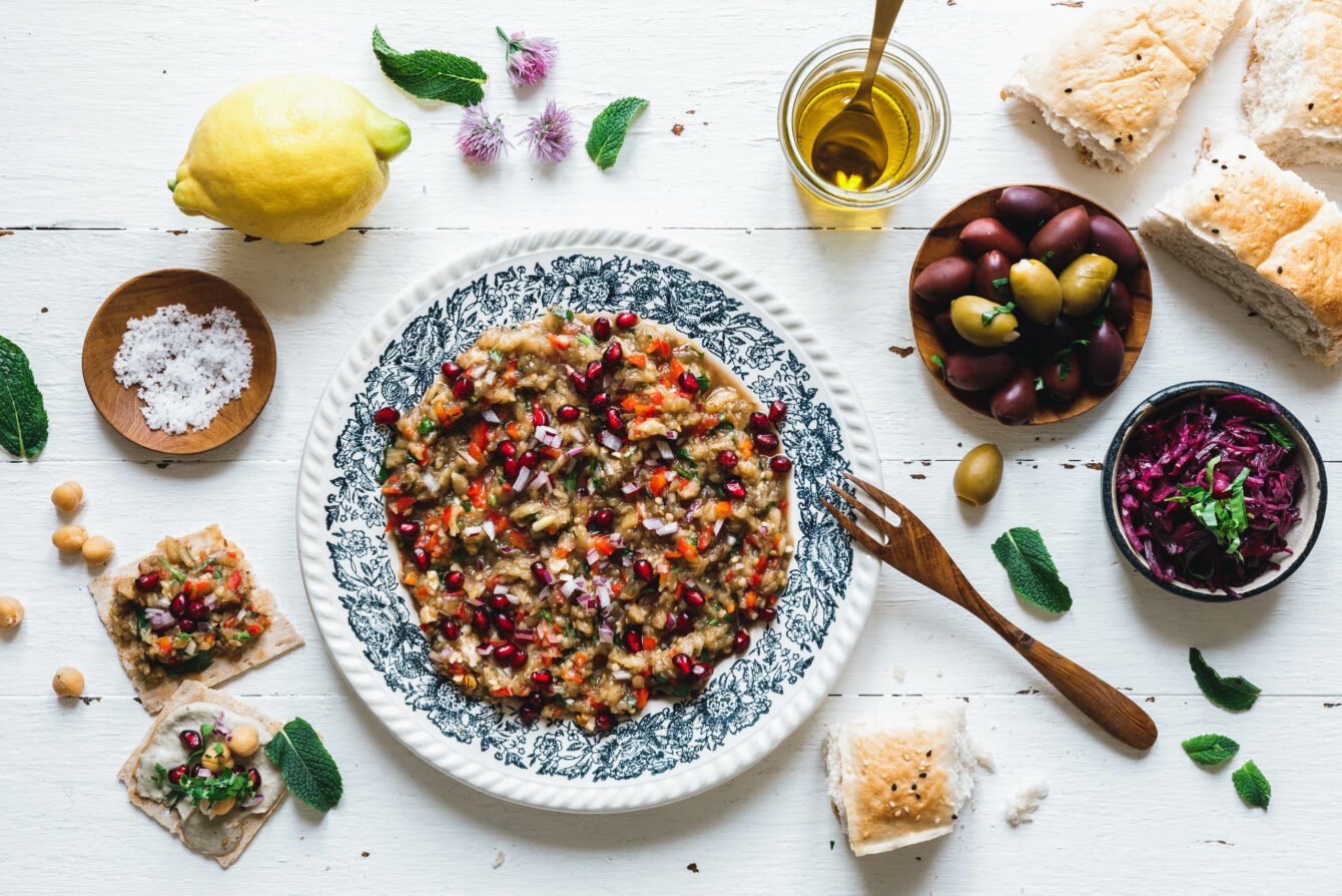 Baba Ganoush - orientalischer Auberginensalat