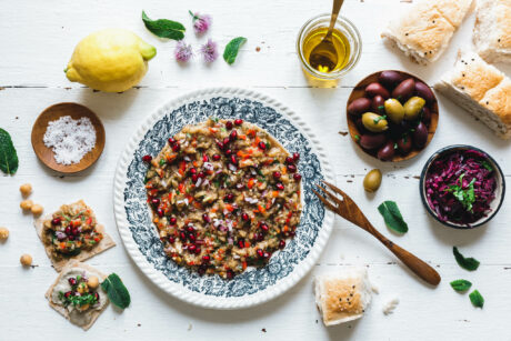 Baba Ganoush - orientalischer Auberginensalat