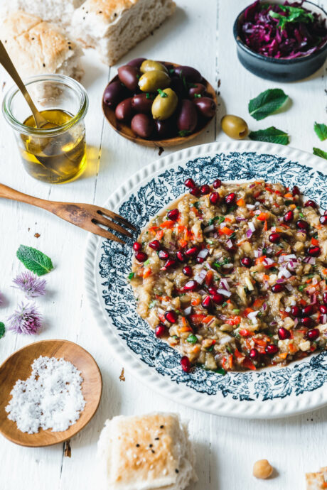 Baba Ganoush - orientalischer Auberginensalat