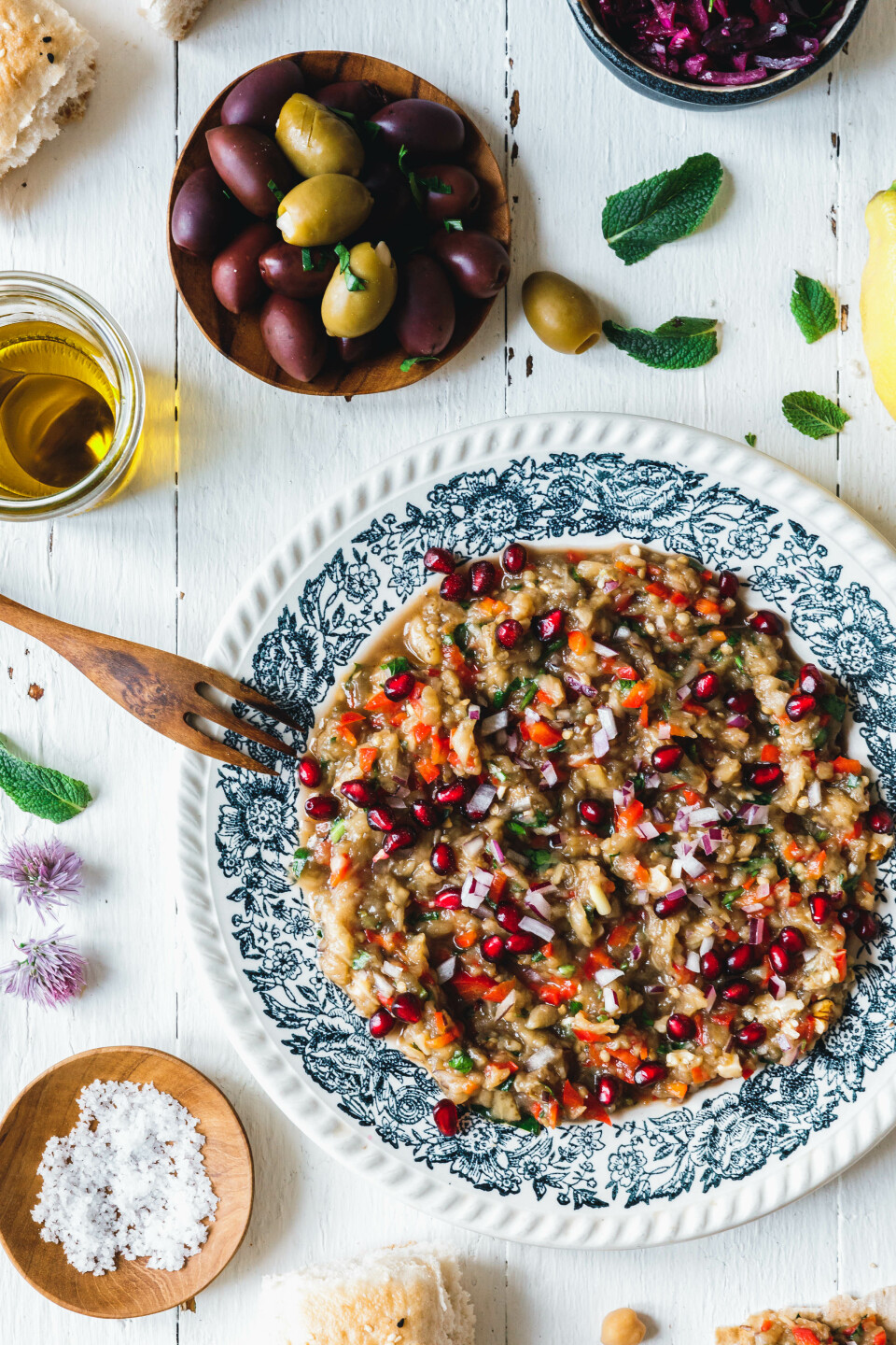Baba Ganoush - orientalischer Auberginensalat