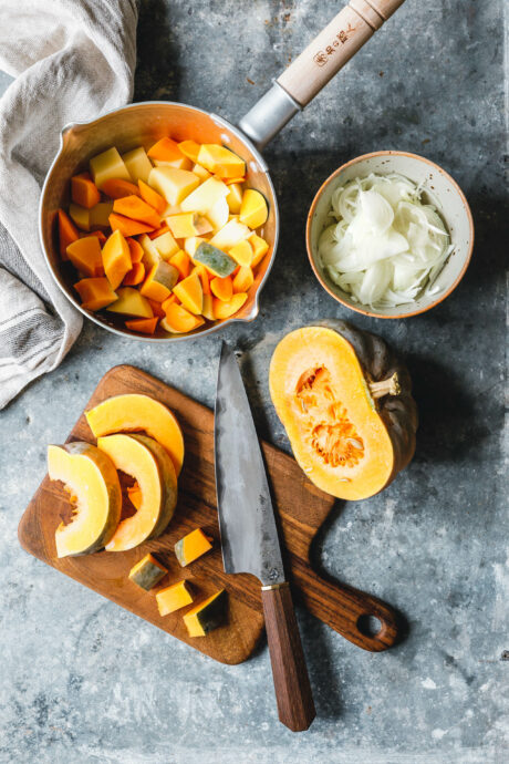 Japanisches Curry mit Muskat-Kürbis