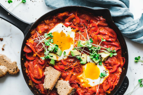 Shakshuka mit veganem Ei