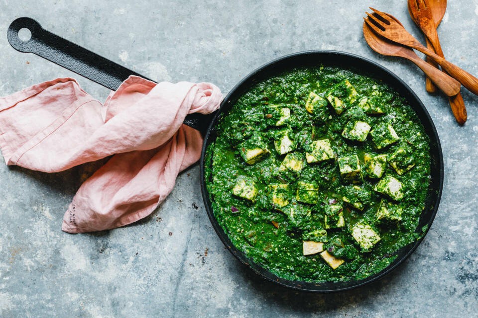Tofu Palak Paneer