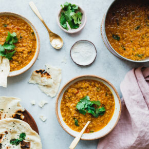 Unsere liebstes Rotes Linsen Dal Basisrezept