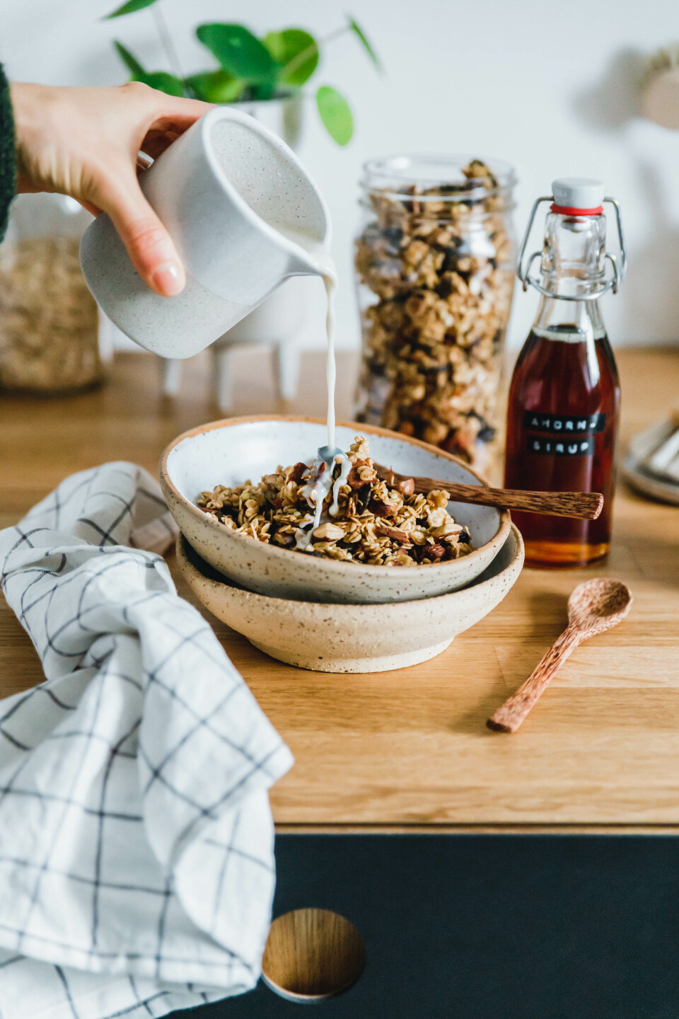 Granola mit Buchweizen & Ahornsirup