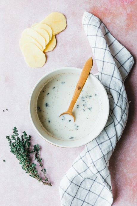 Das einfachste vegane Kartoffelgratin