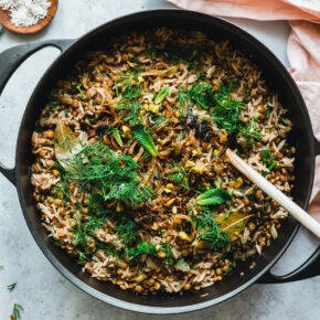 Mujadarra - die leckersten arabischen Linsen mit Reis