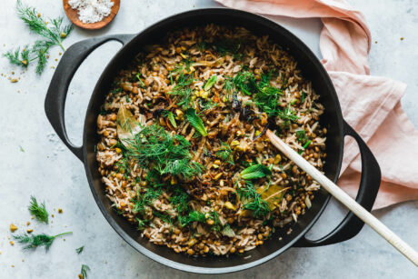 Mujadarra - die leckersten arabischen Linsen mit Reis